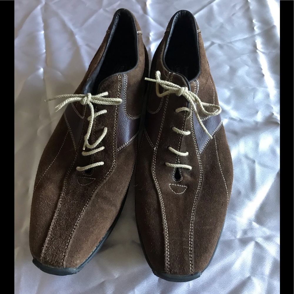 VALLEVERDE  ITALY   made , Personal Comfort ,size  13 , suede leather shoes !